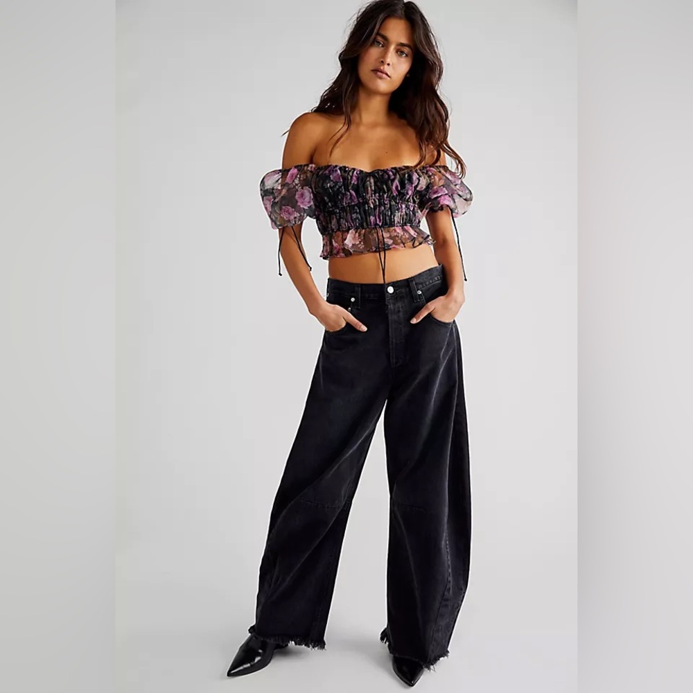 NWOT For Love & Lemons Sunshine Crop Top Small